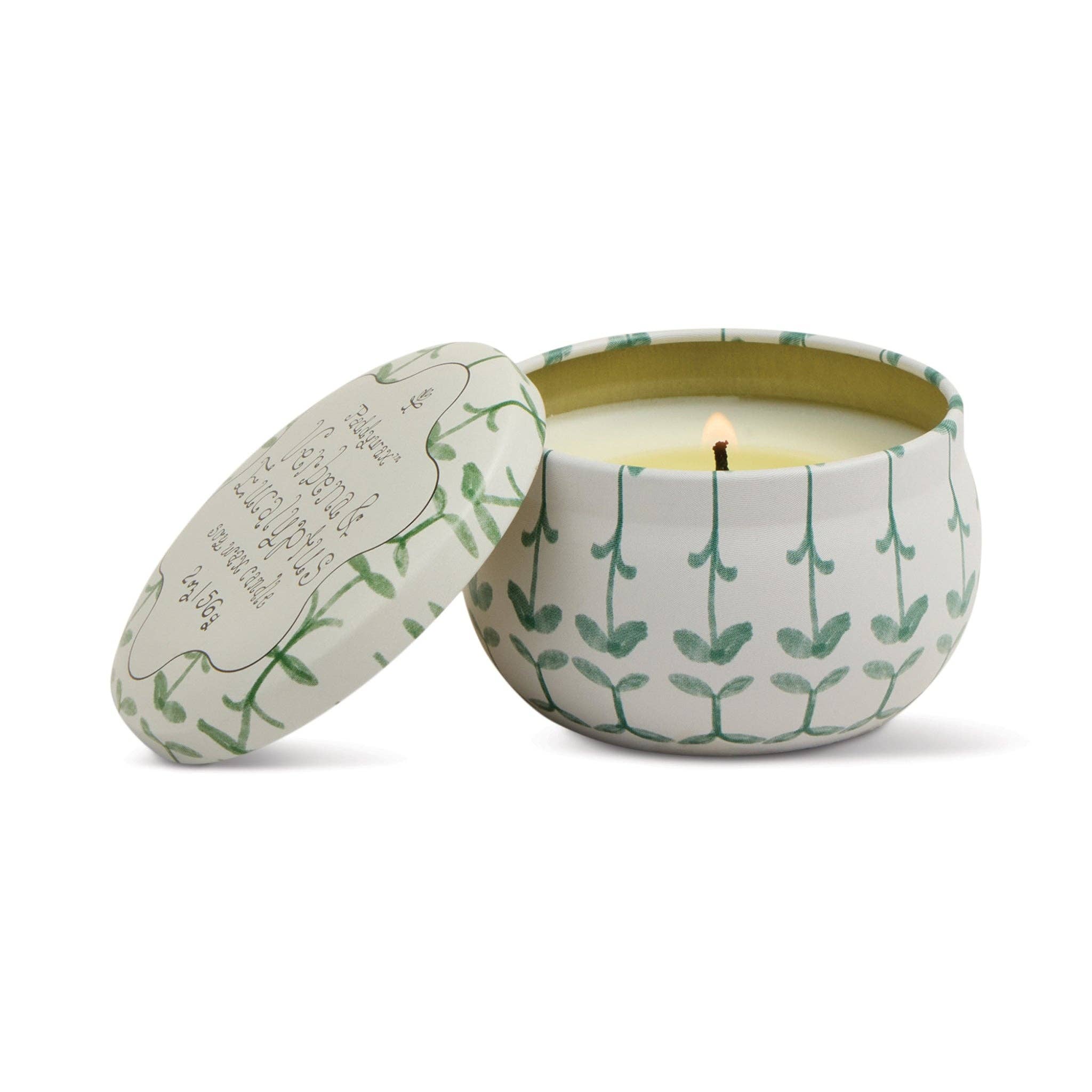 Paddywax Tulip Tin Candle - Verbena & Lemongrass