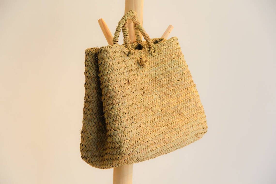 Moroccan Basket, French Baskets, Straw Natural Handbag