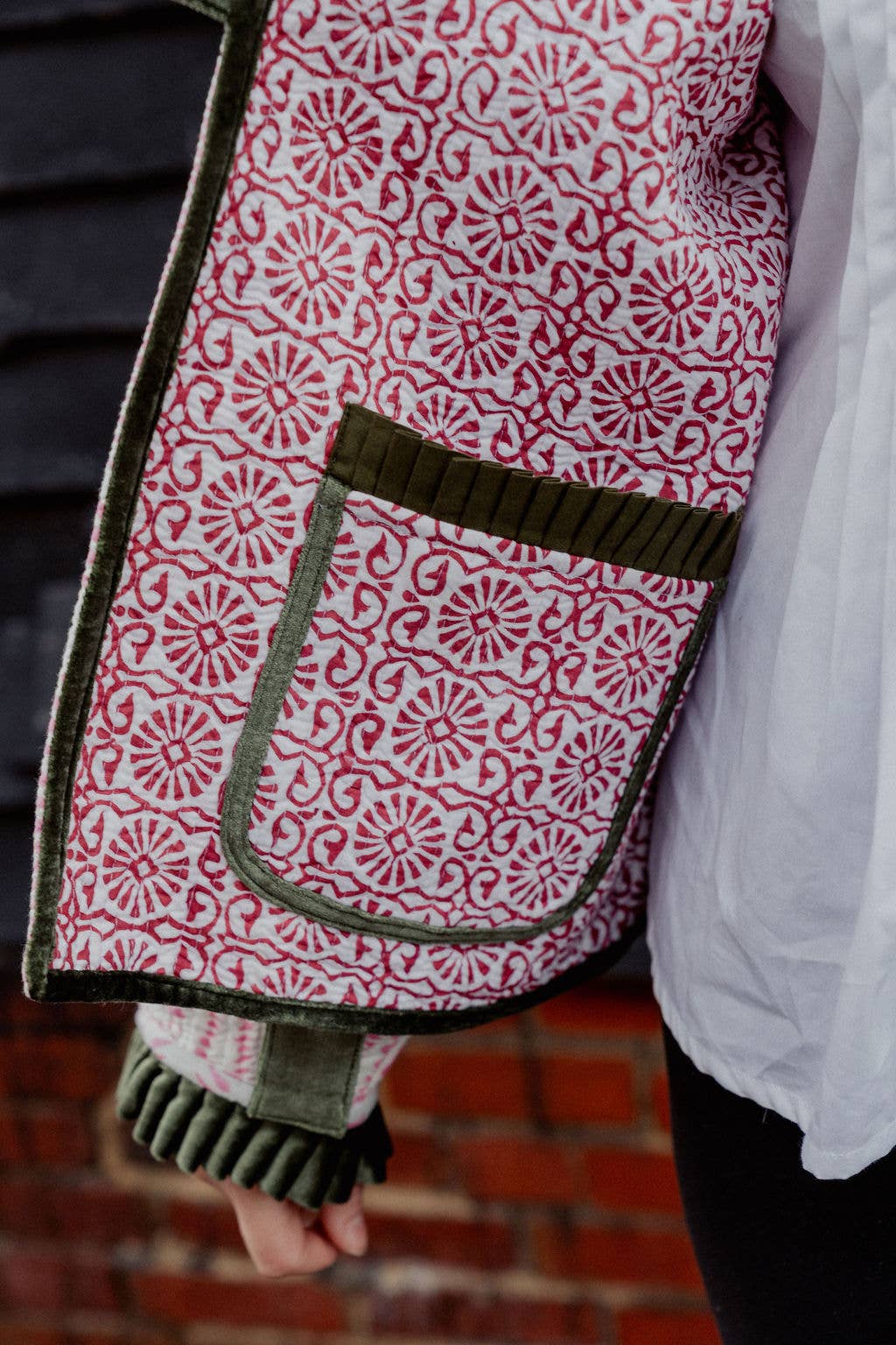 Twizzell Reversible Jacket - Red with Pink Reverse