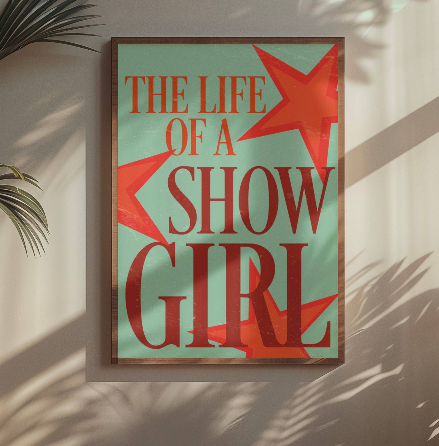 The Life of a Showgirl taylor swift inspired print: A4