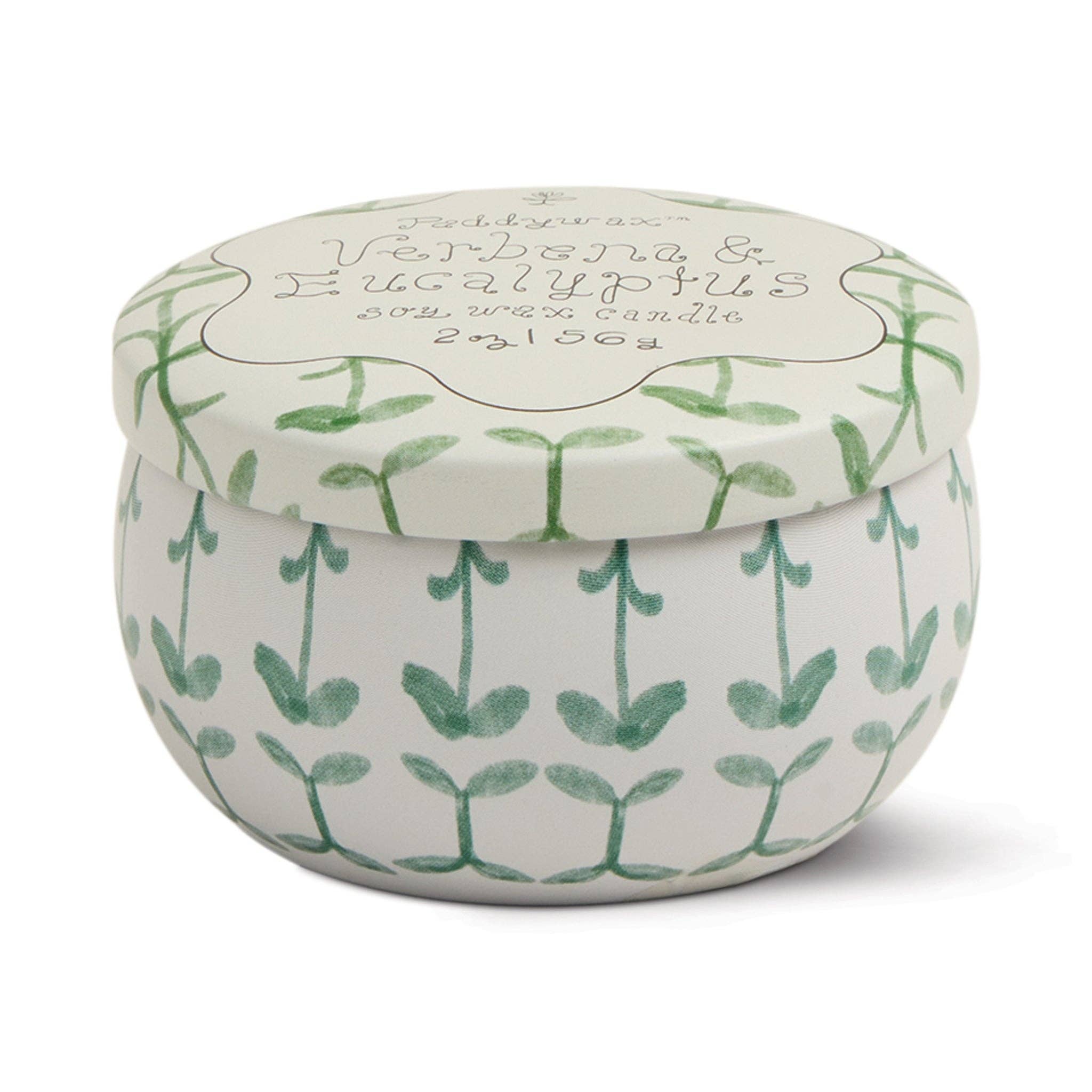 Paddywax Tulip Tin Candle - Verbena & Lemongrass