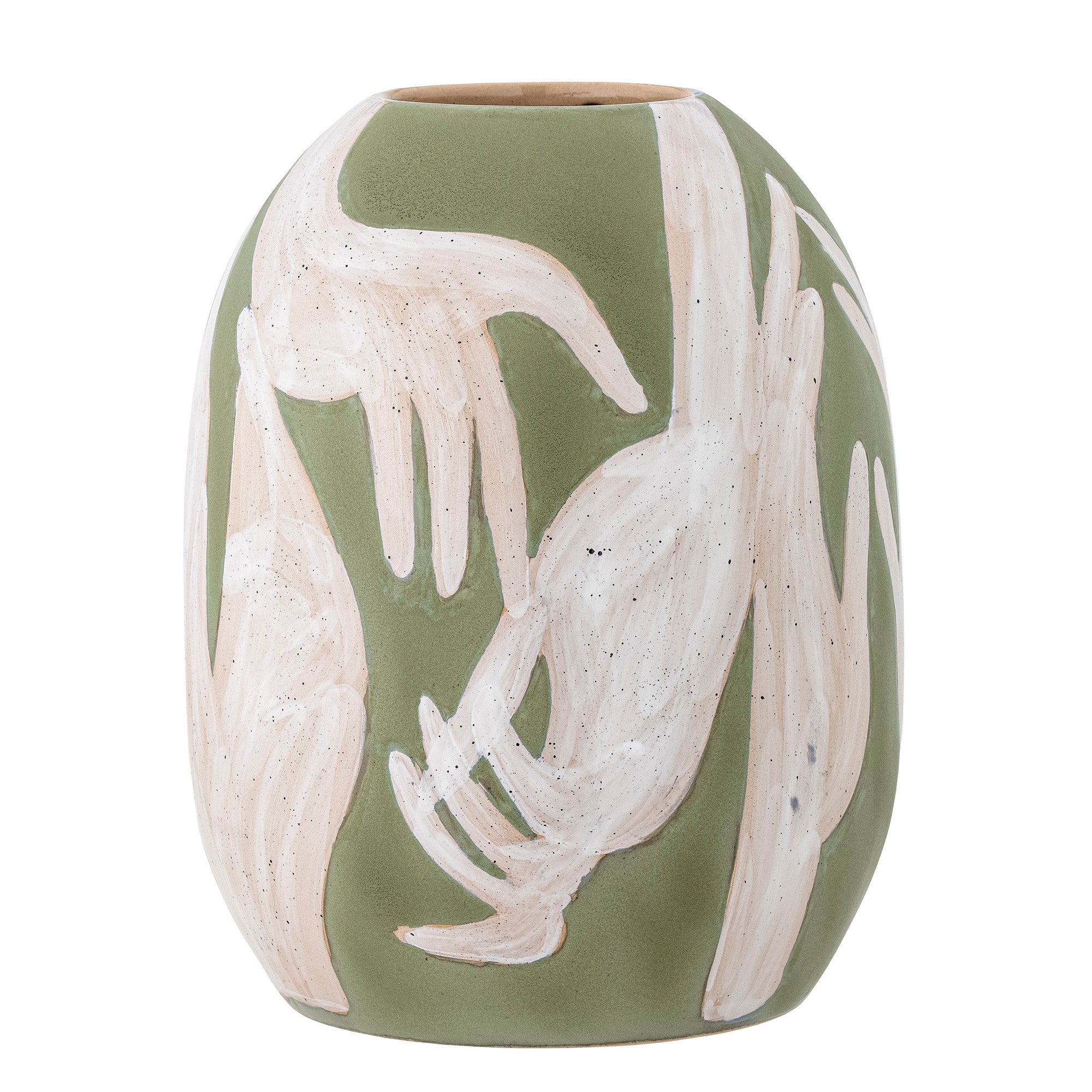 Adalena Deco Green Vase