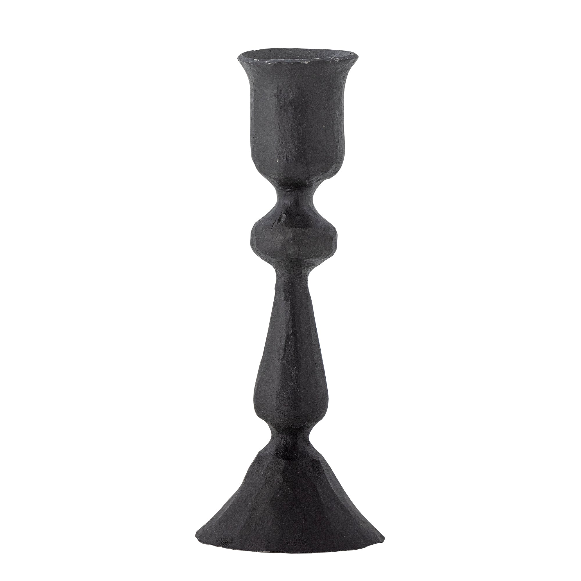 Isac Black Metal Candle Holder Small