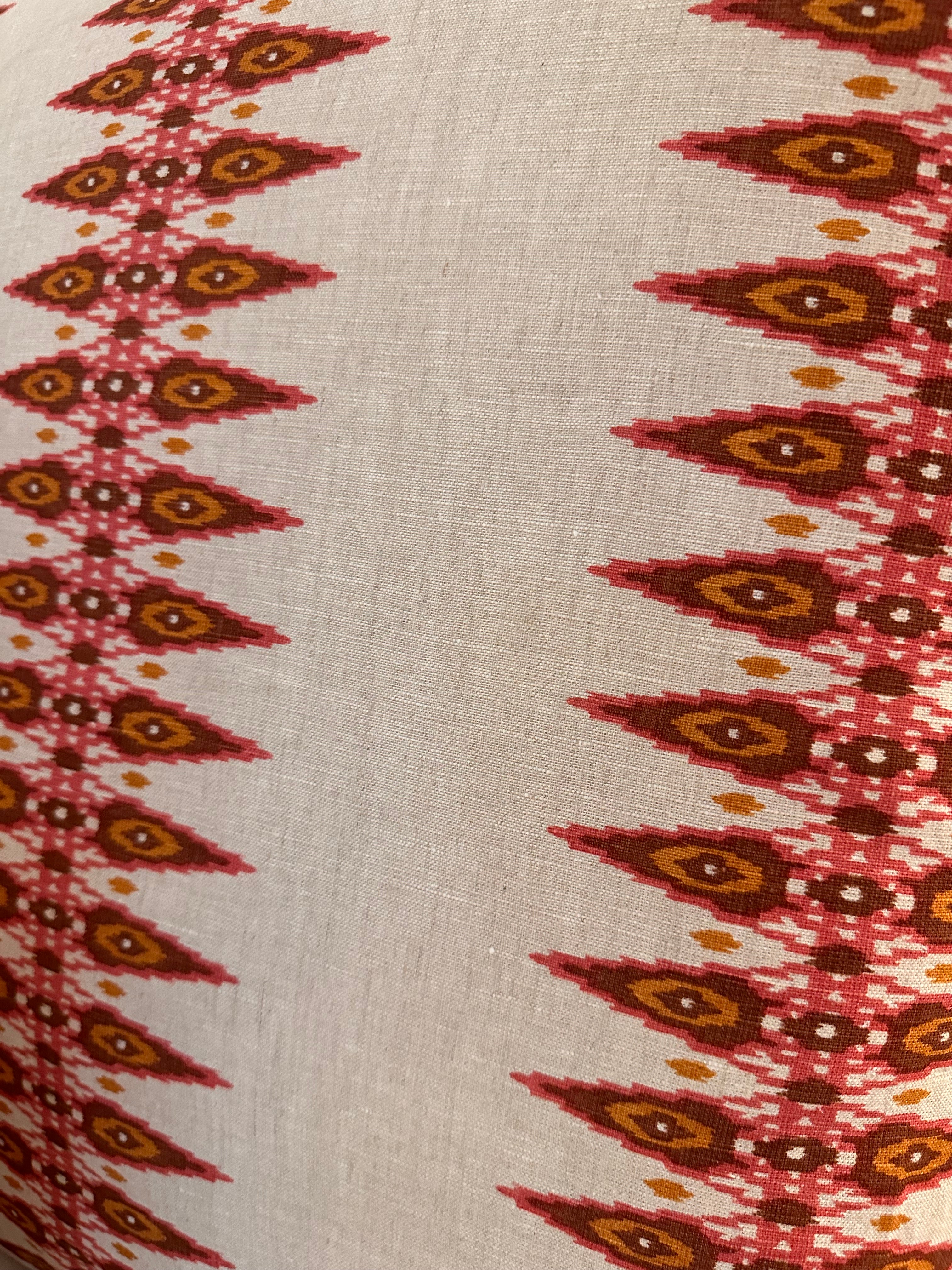 Jane Churchill Priya stripe large Scatter Cushion cover