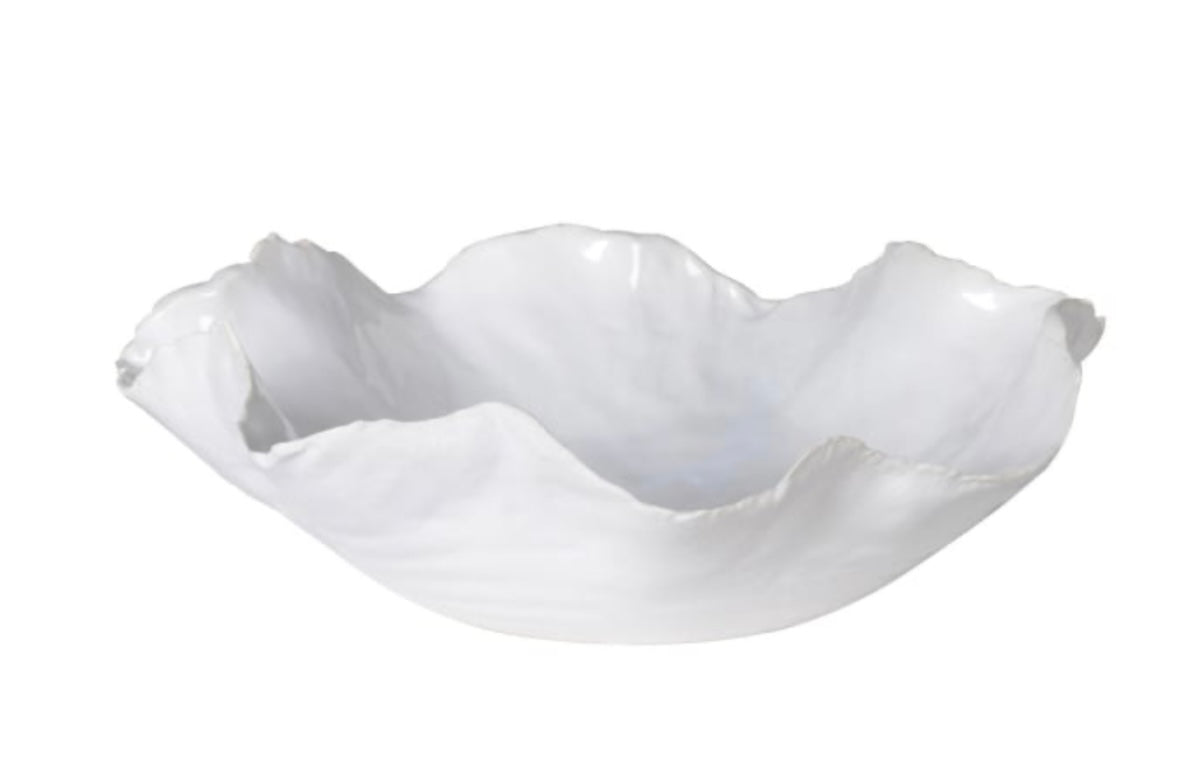 White Wave Edge Decorative Bowl