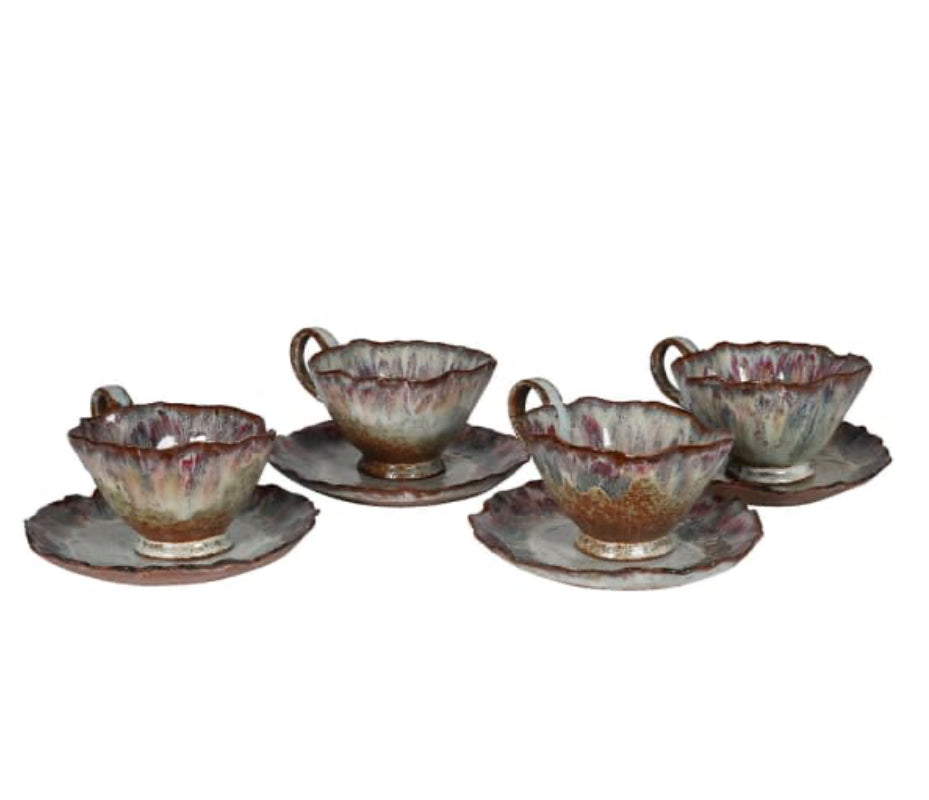 Ombre set of 4 Tea set