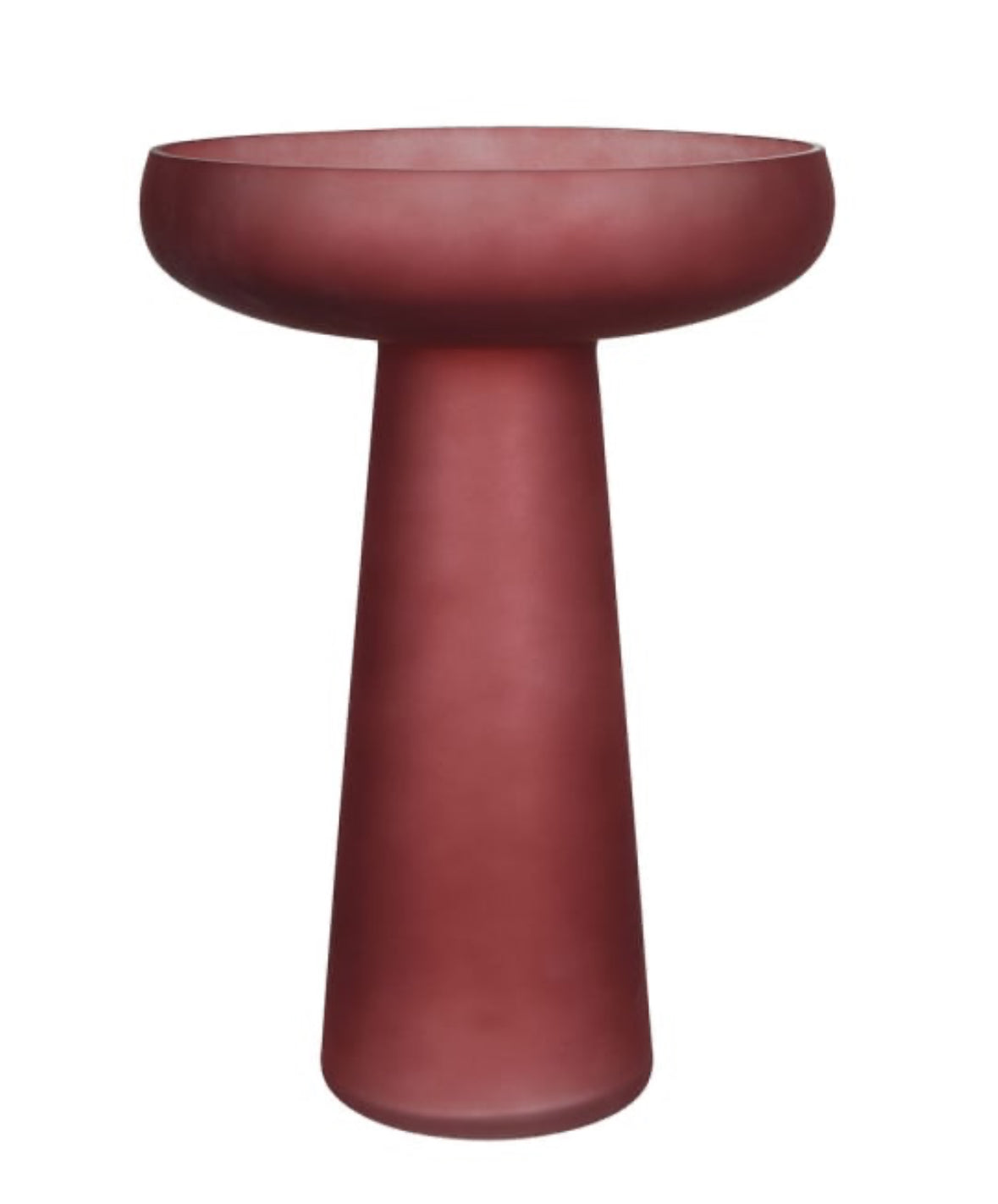 beaujolais pedestal vase