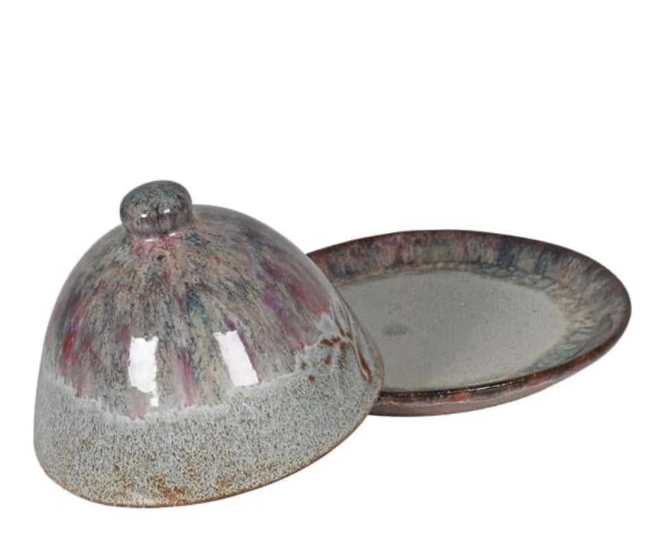 brown ombre butter dish