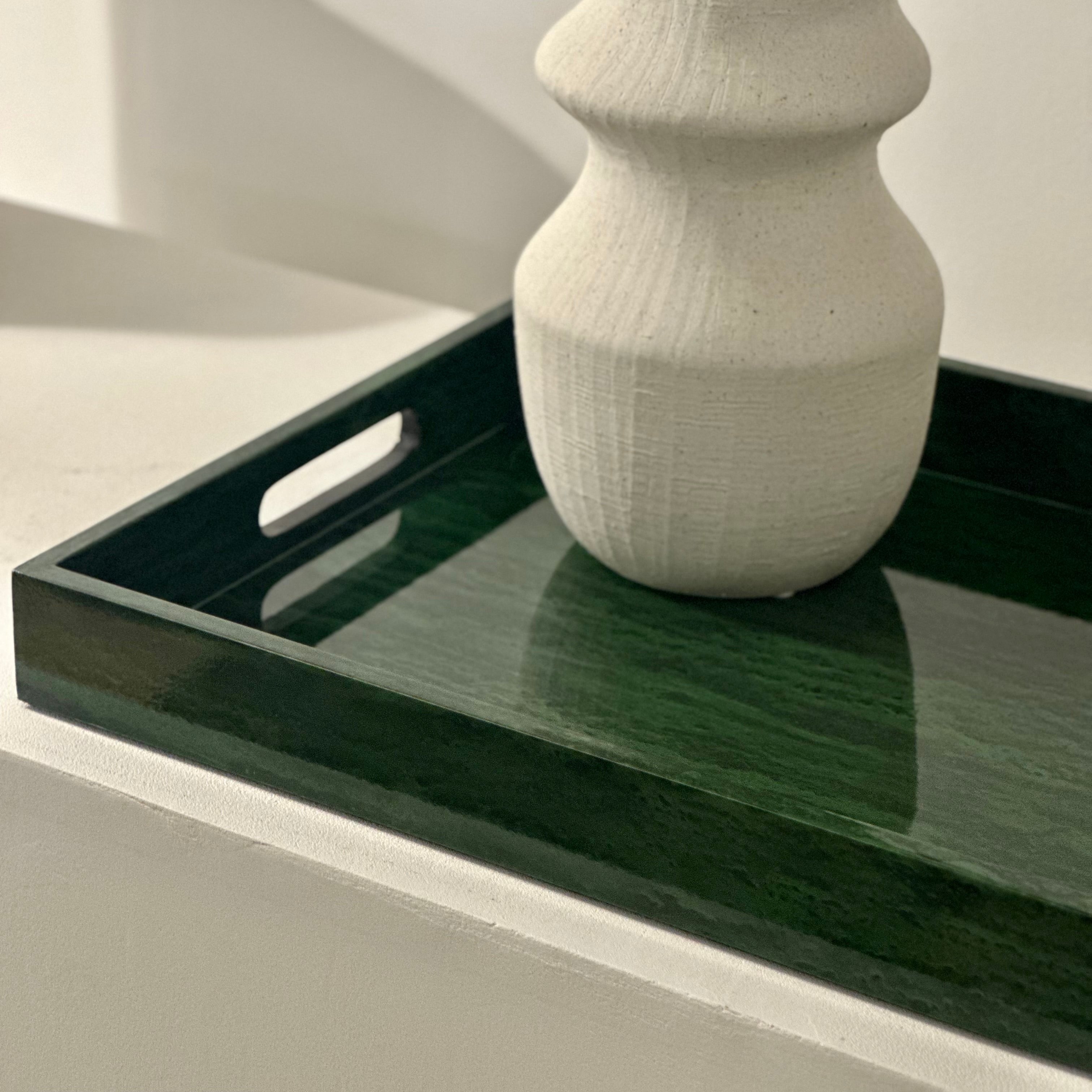 Malachite effect Decorative Tray