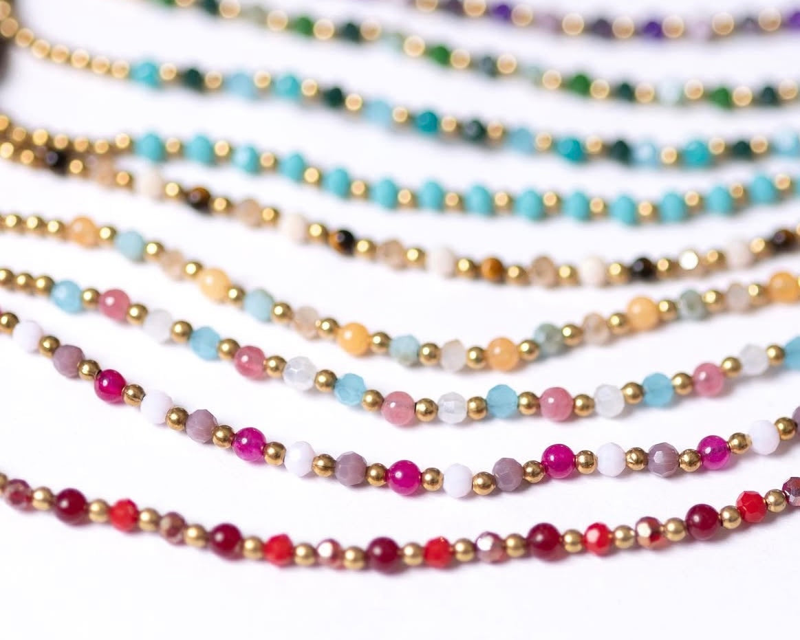Crystal healing bracelets £10