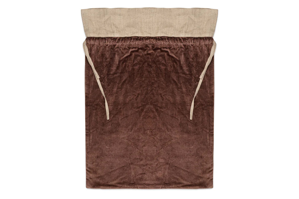 Karru Cotton Velvet Sack - Rich Mocha