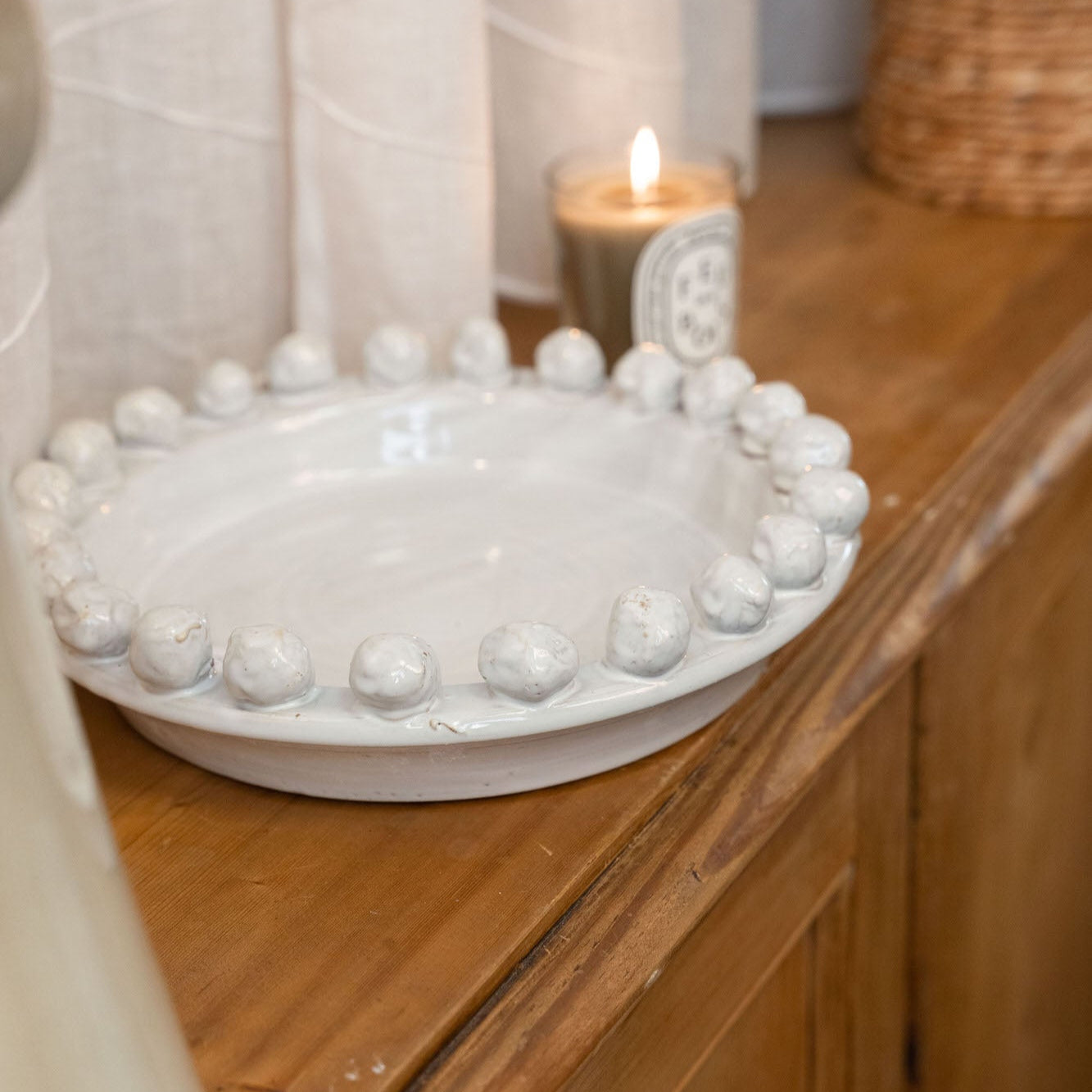 Organic Bobble Edge Bowl