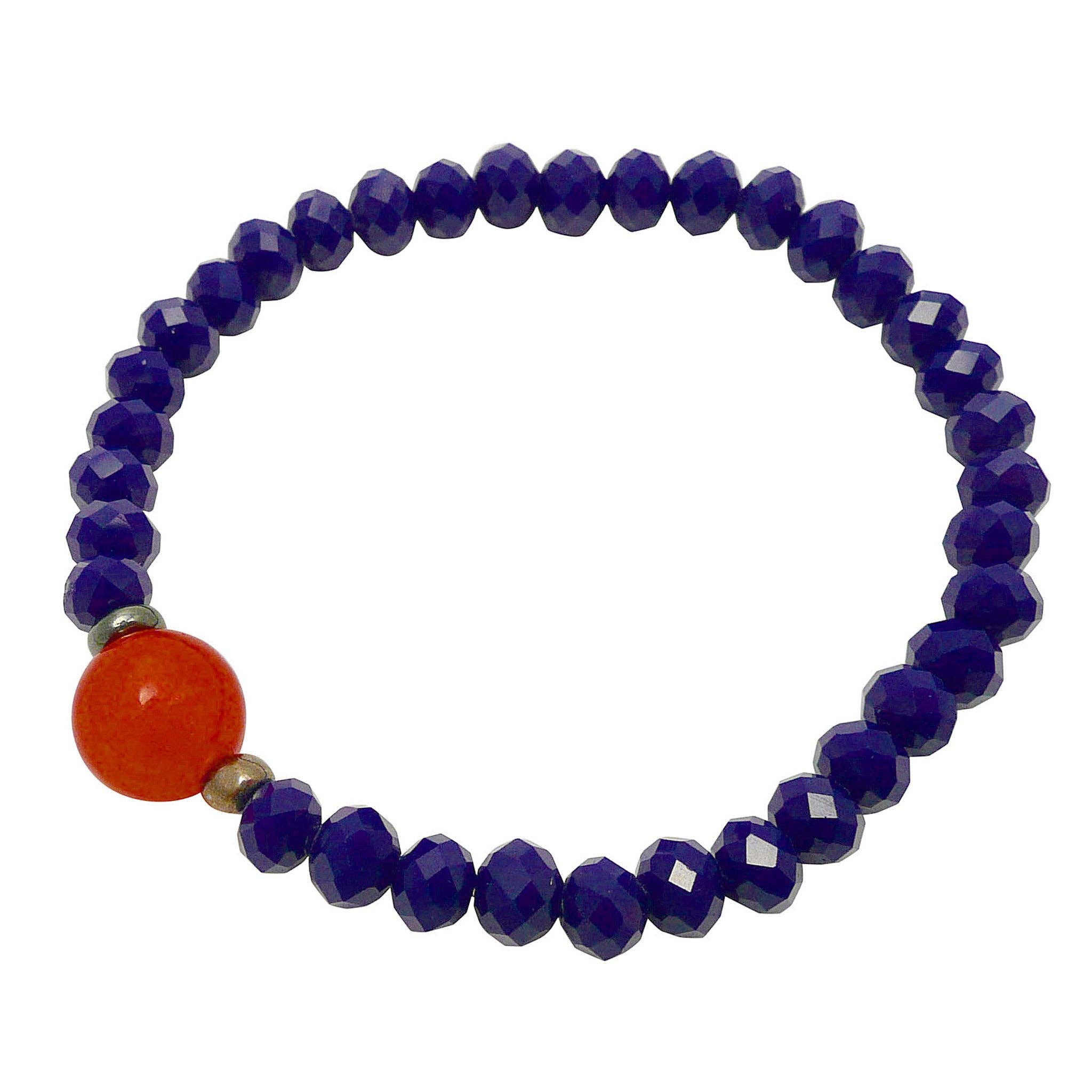 Blue Red crystal bracelet