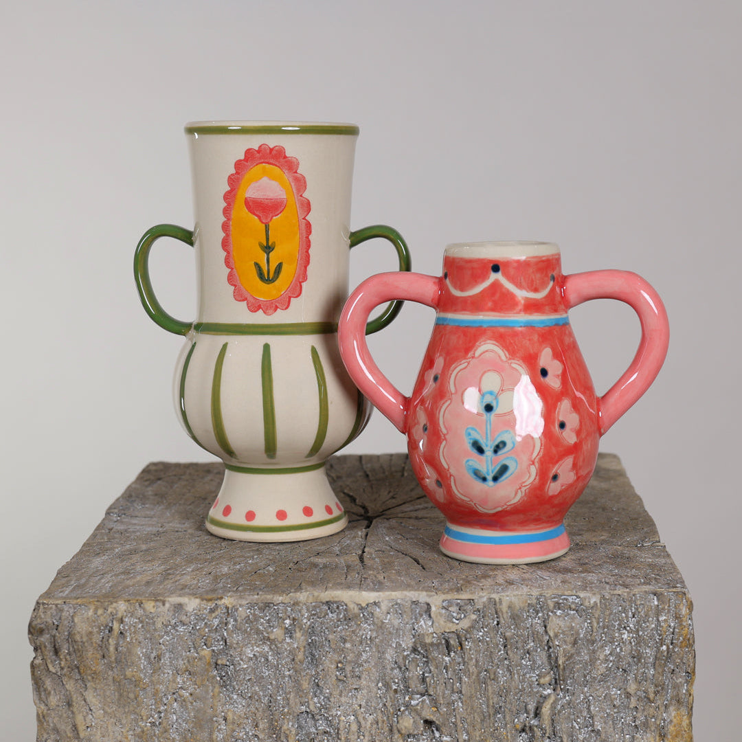Odina vase in Green