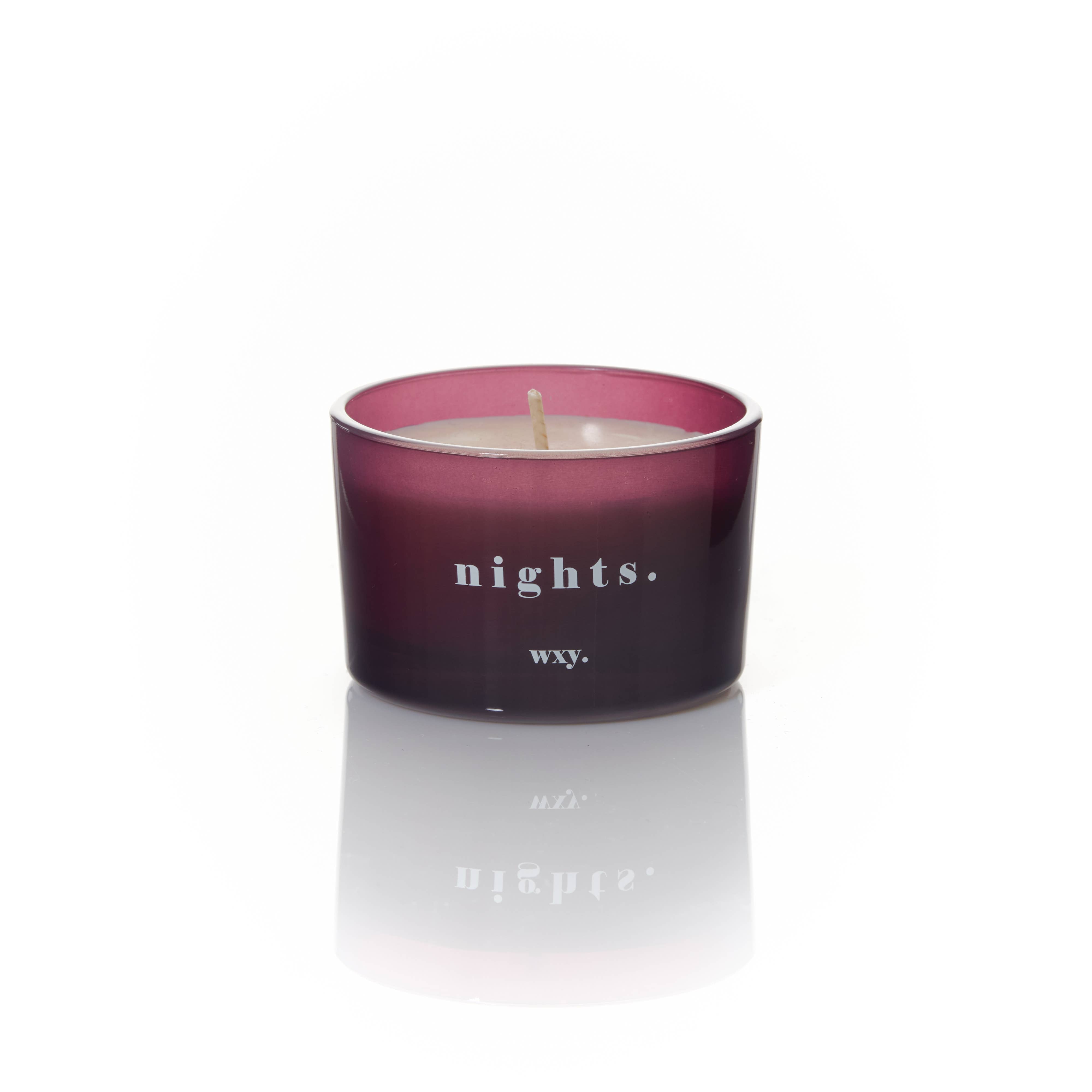 WXY. Nights 3oz Candle - Bourbon Sugar + Tobacco Leaf