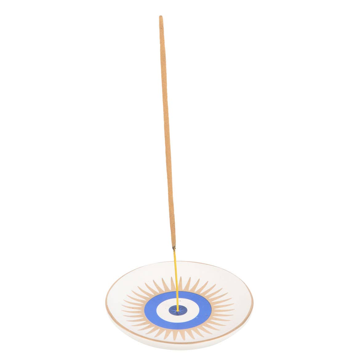 All Seeing Eye Ceramic Incense Holder Plate