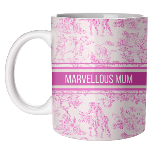 Mugs 'MARVELLOUS MUM' by Lilly Rose: Mug Premium 10oz