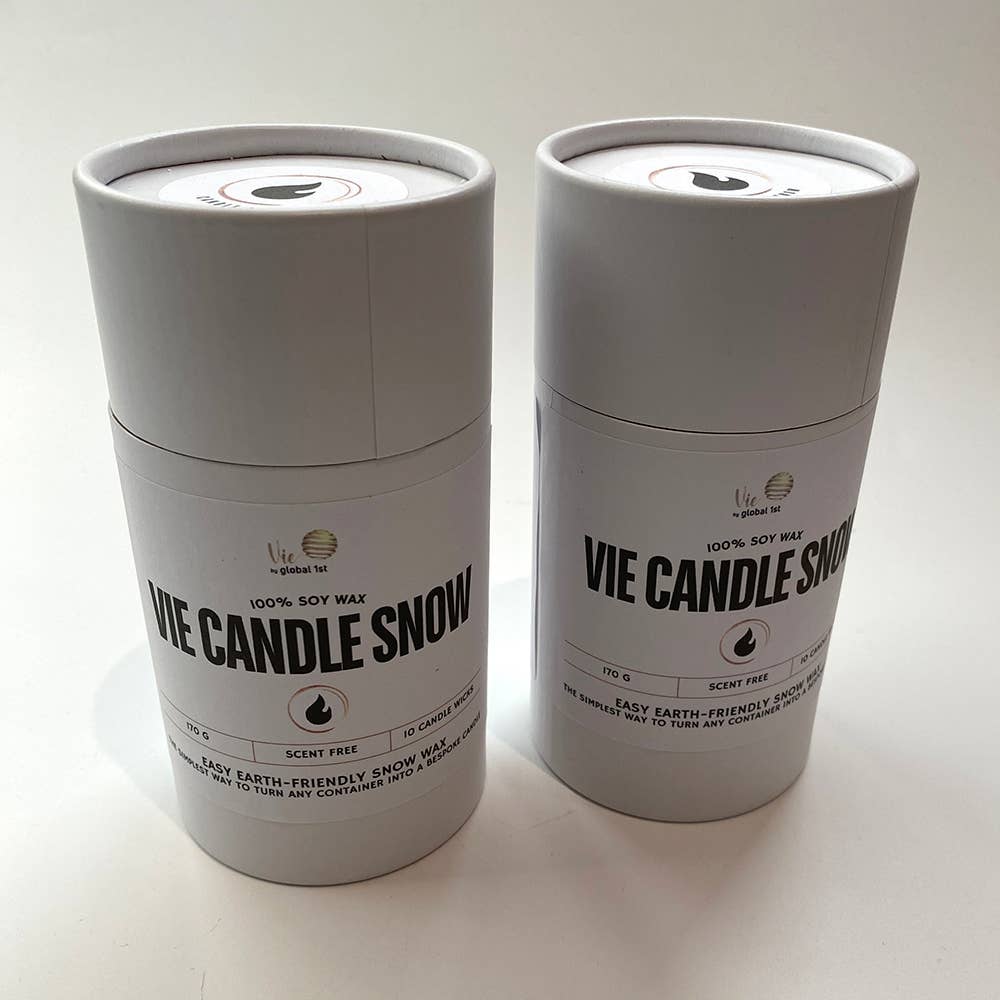 Vie Candle Snow, 175g, 10 Candle Wicks