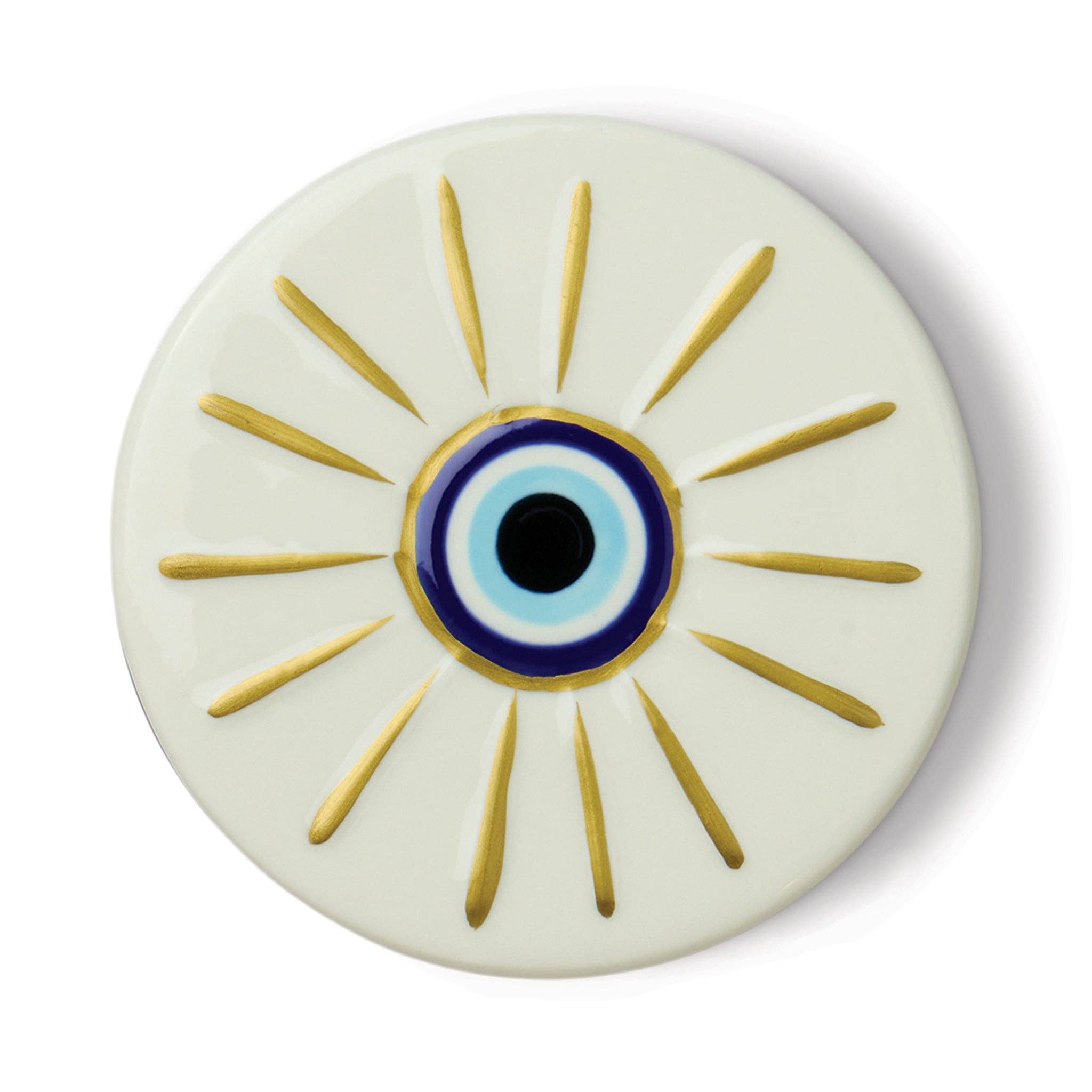 Paddywax Charmed Glass Candle Evil Eye  - Incense & Smoke