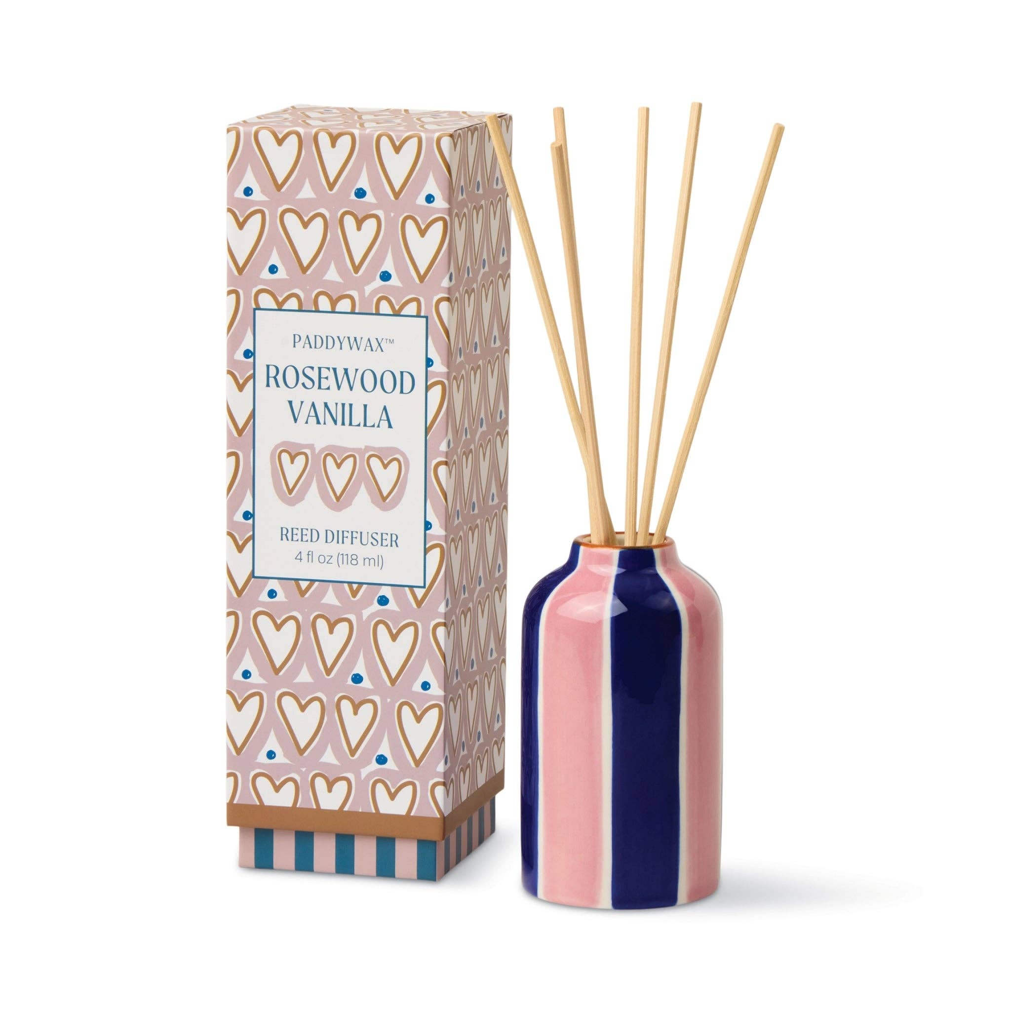 Paddywax A Dopo Hearts Ceramic Diffuser - Rosewood Vanilla