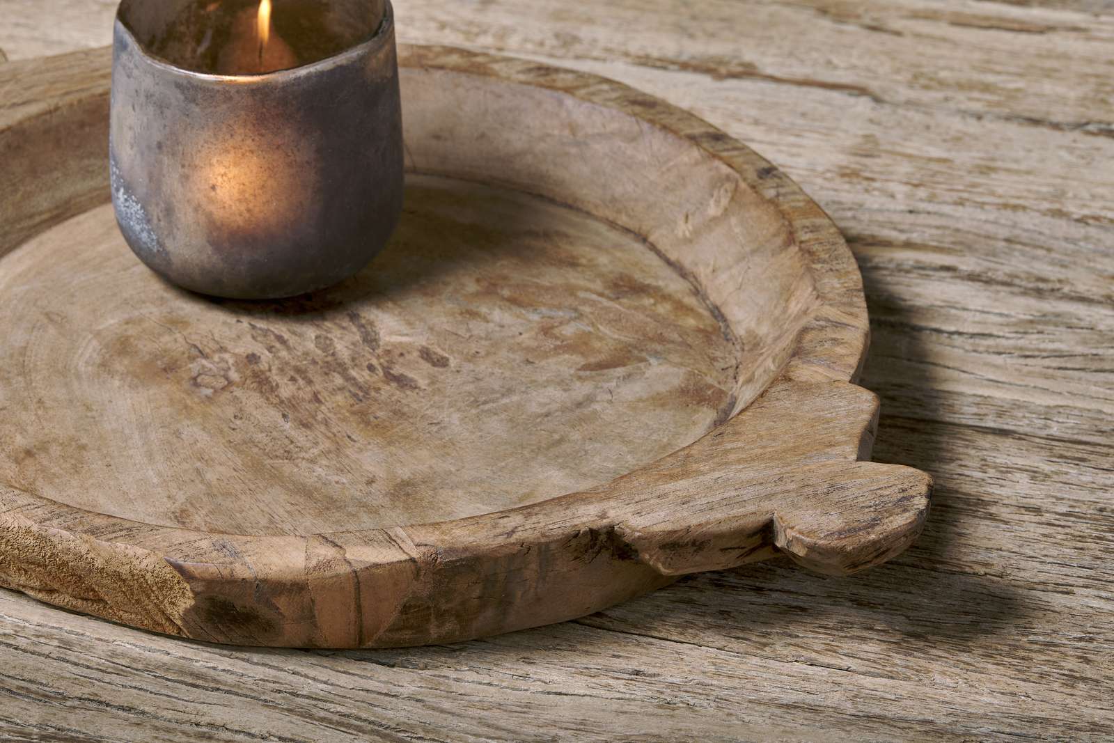 Nkuku Karua Reclaimed Wood Traditional Bowl