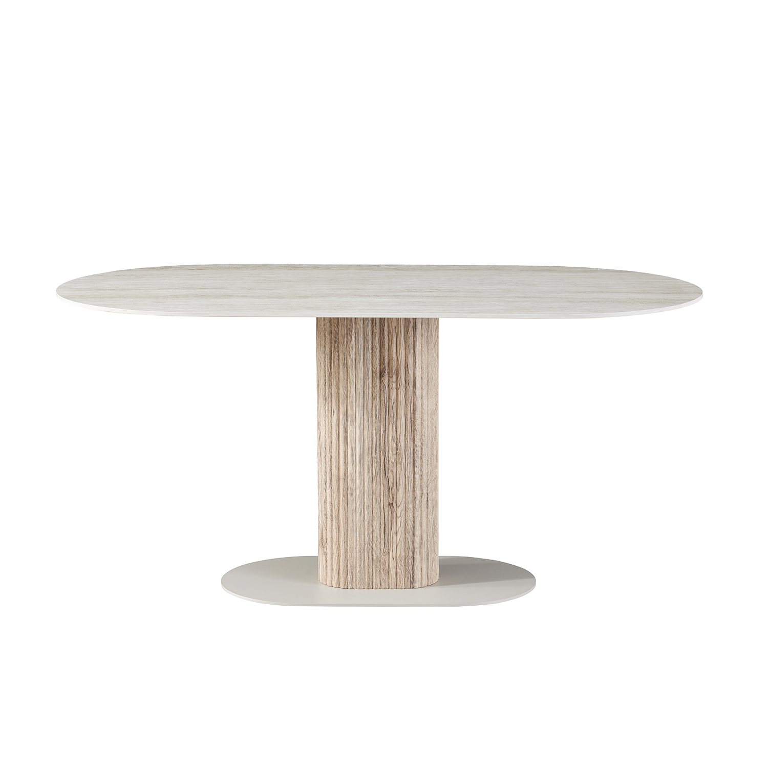 Natura oval dining table L160 D80 H76 cm