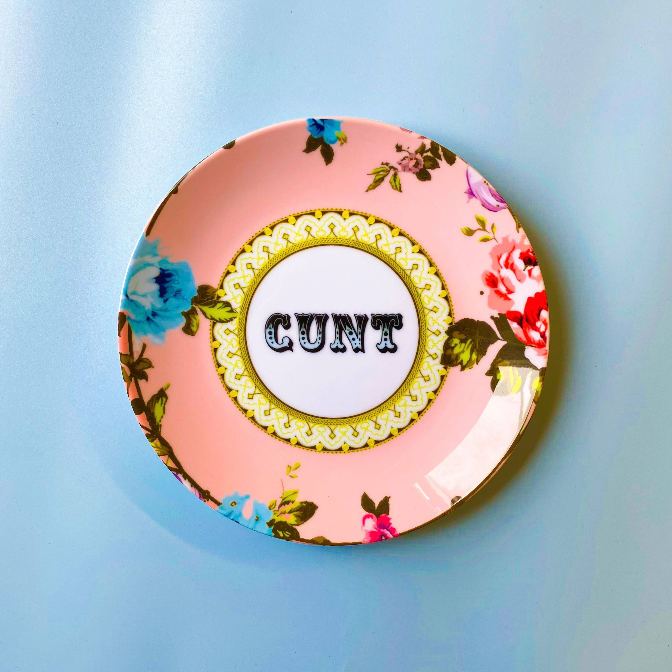 6 INCH PLATE, SEE YOU NEXT TUESDAY - PINK