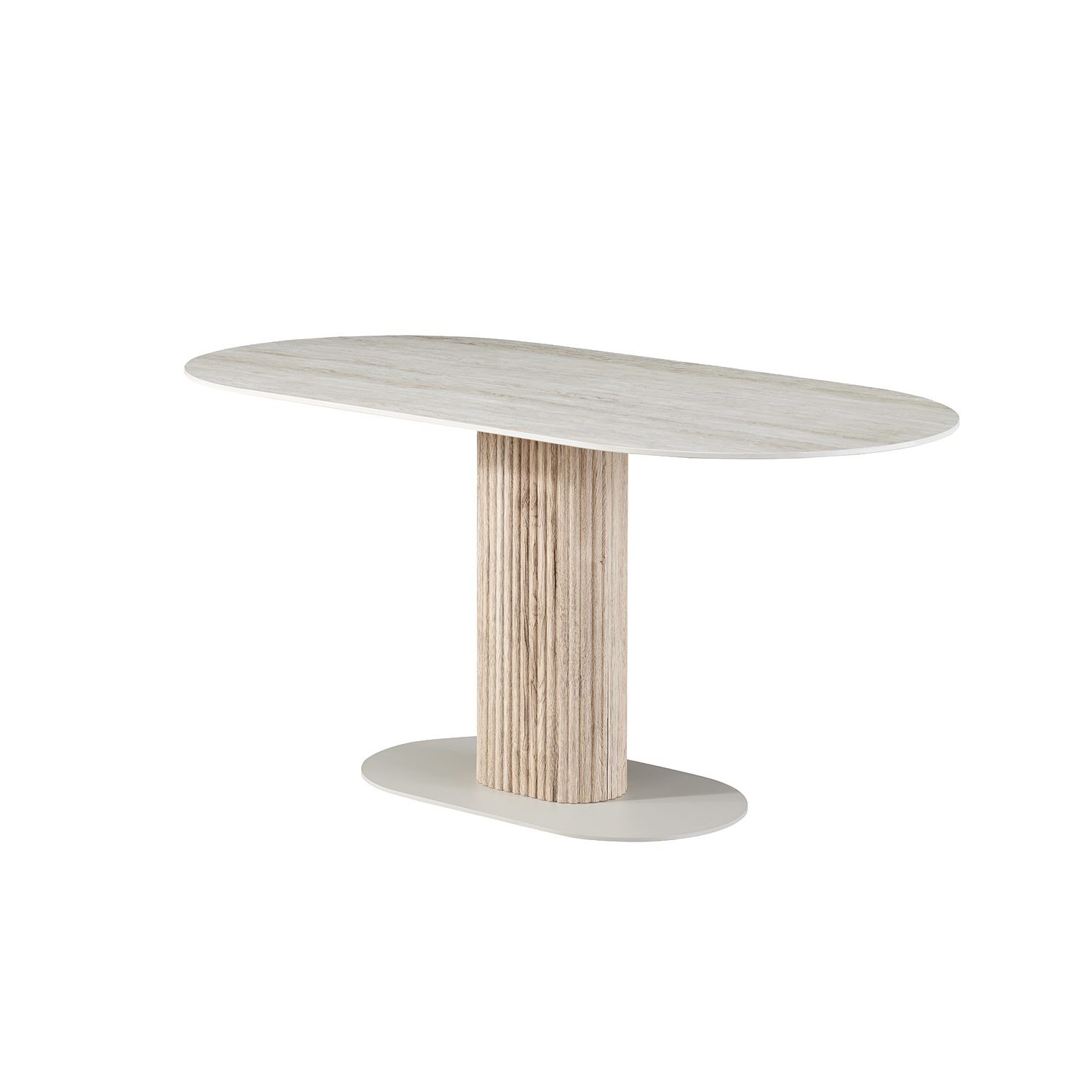 Natura oval dining table L160 D80 H76 cm