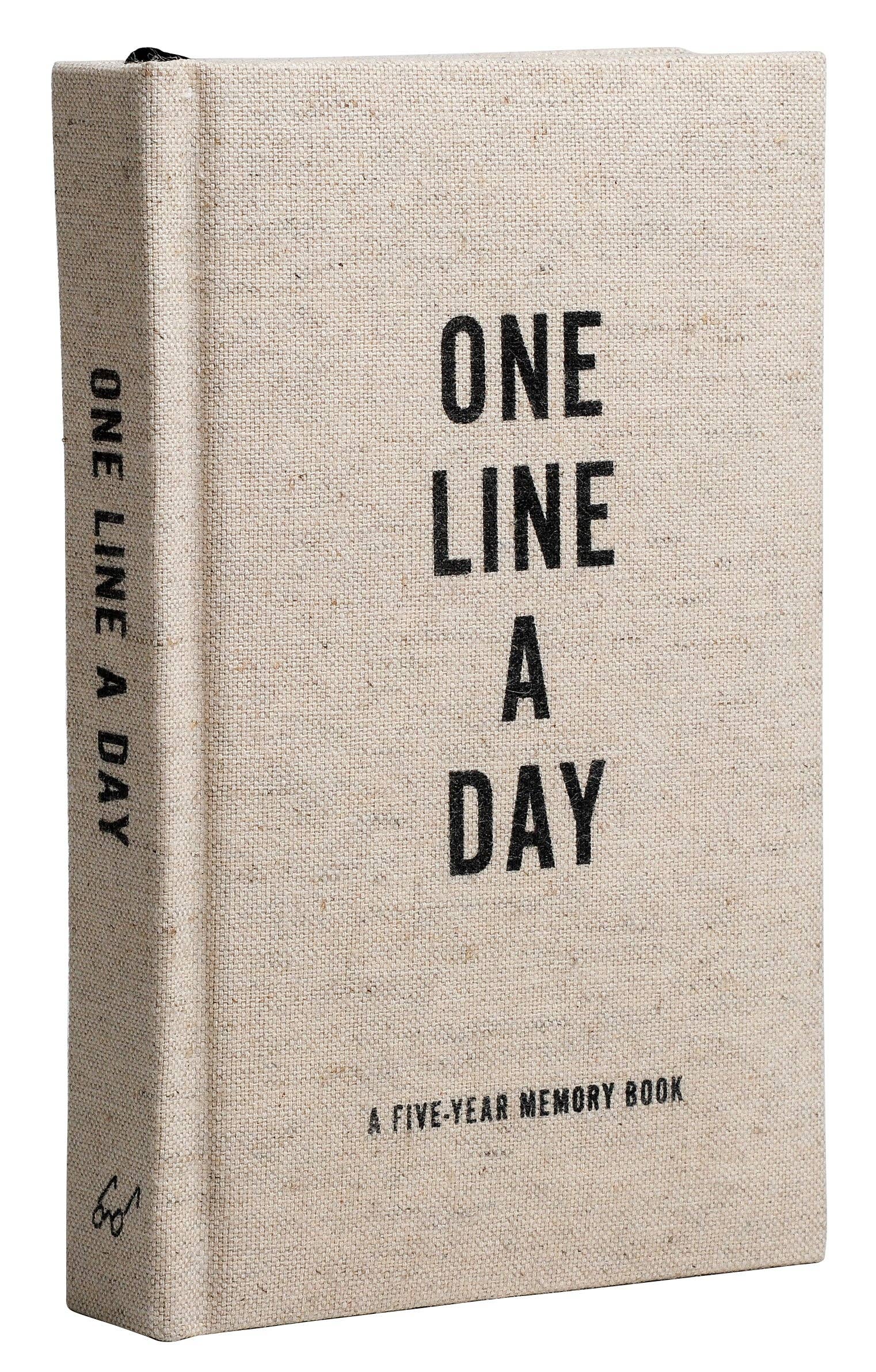 Canvas One Line a Day - A Five-Year Memory Journal (Diary or Journal)