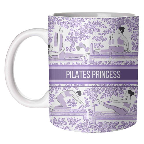 'PILATES PRINCESS' by Lilly Rose: Mug Premium 11oz