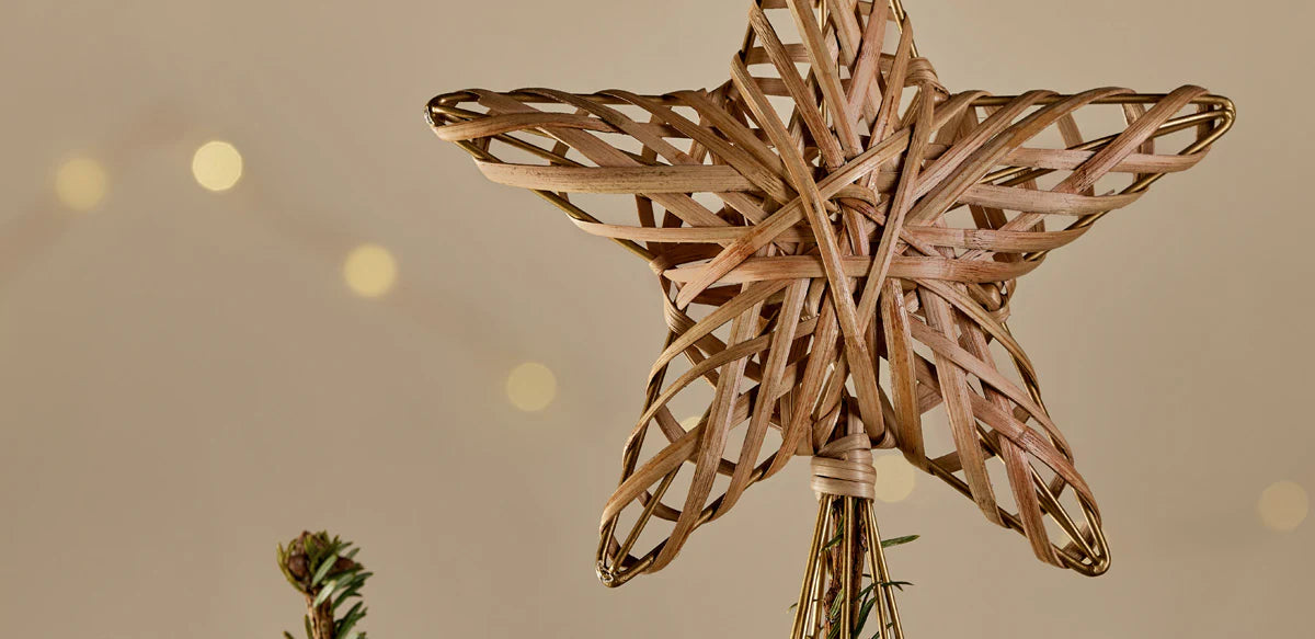 Katana Cane Tree Topper - Natural