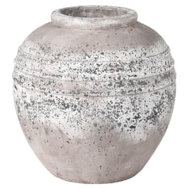 Distressed Textured Stone Vase