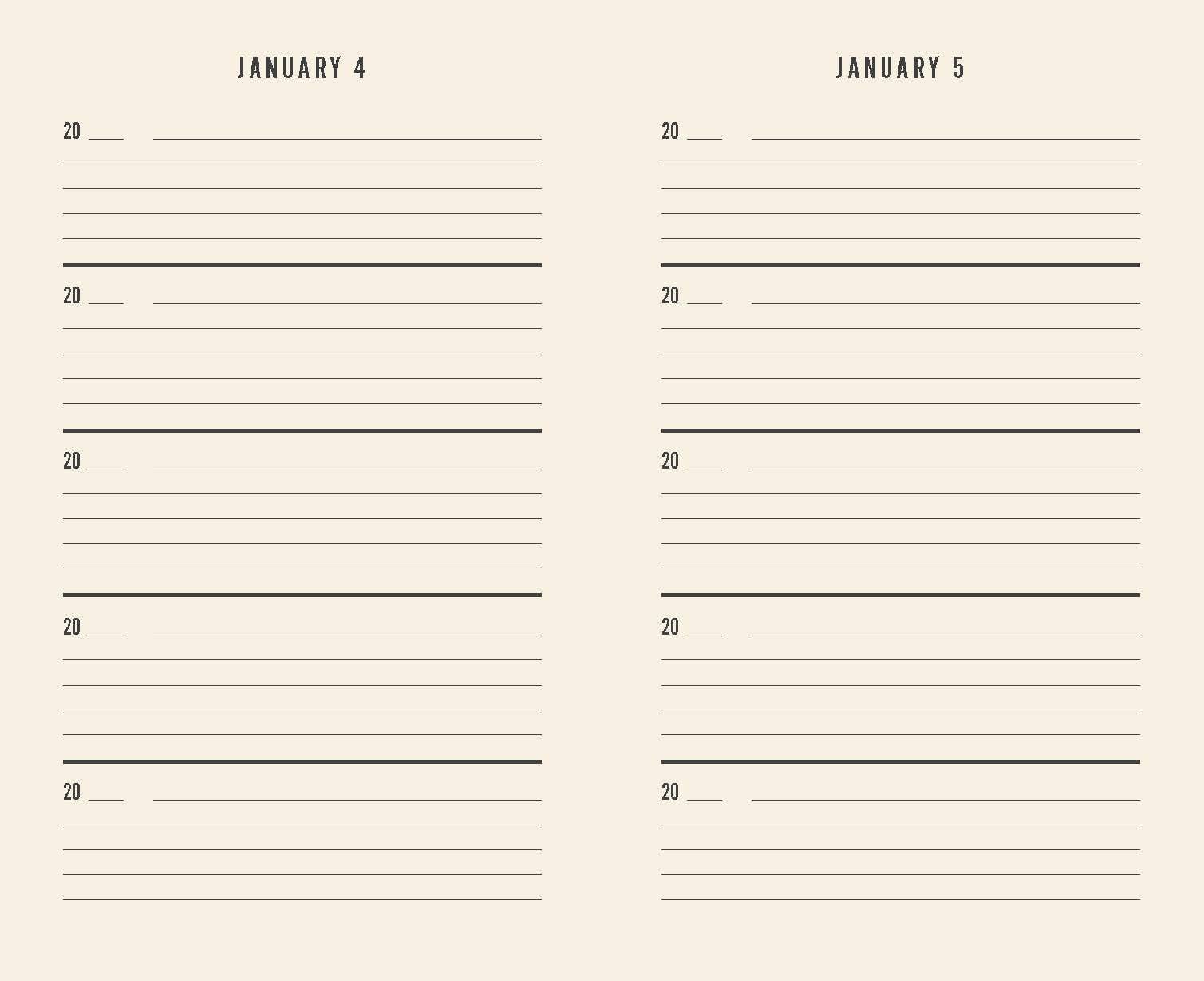 Canvas One Line a Day - A Five-Year Memory Journal (Diary or Journal)