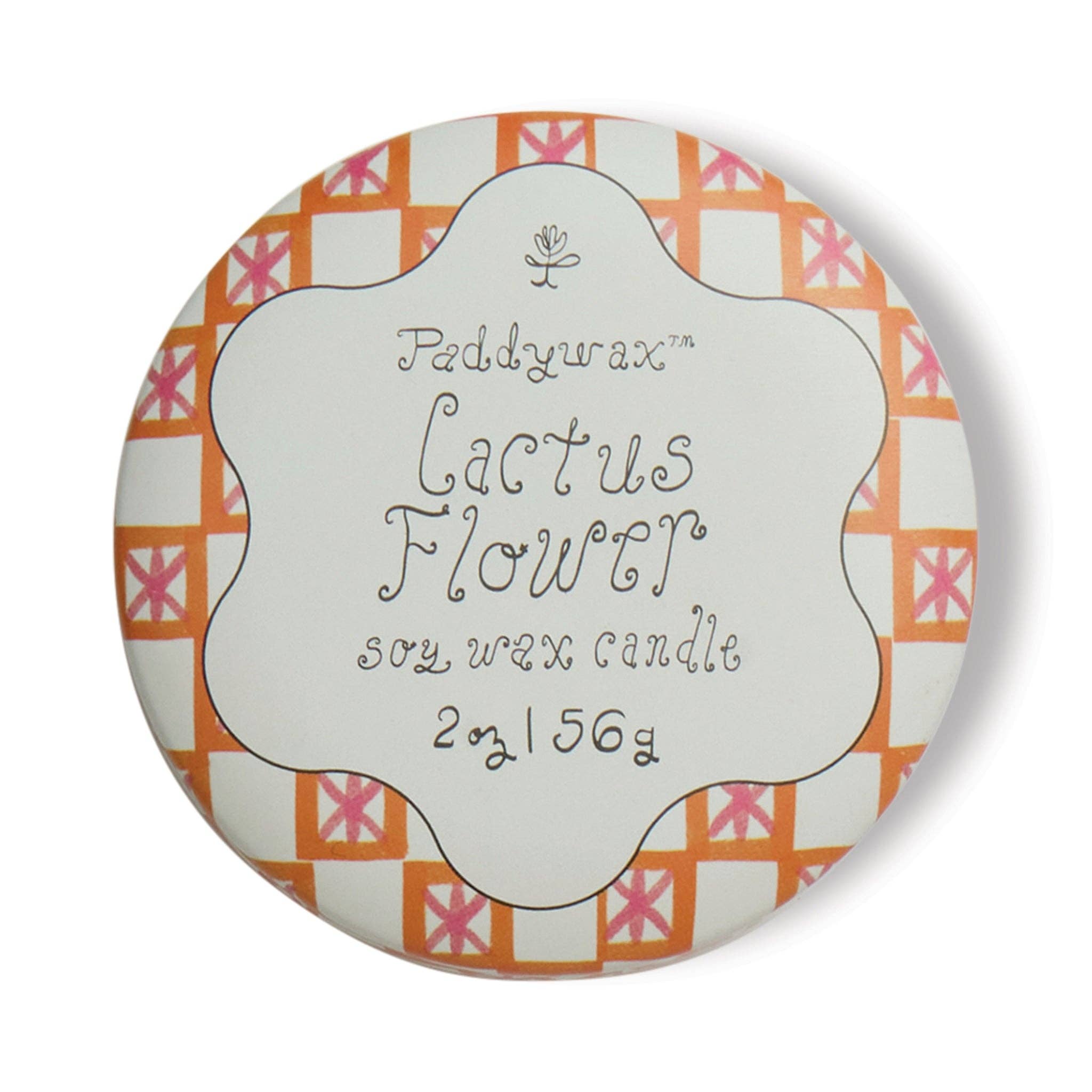 Paddywax Tulip Tin Candle - Cactus Flower