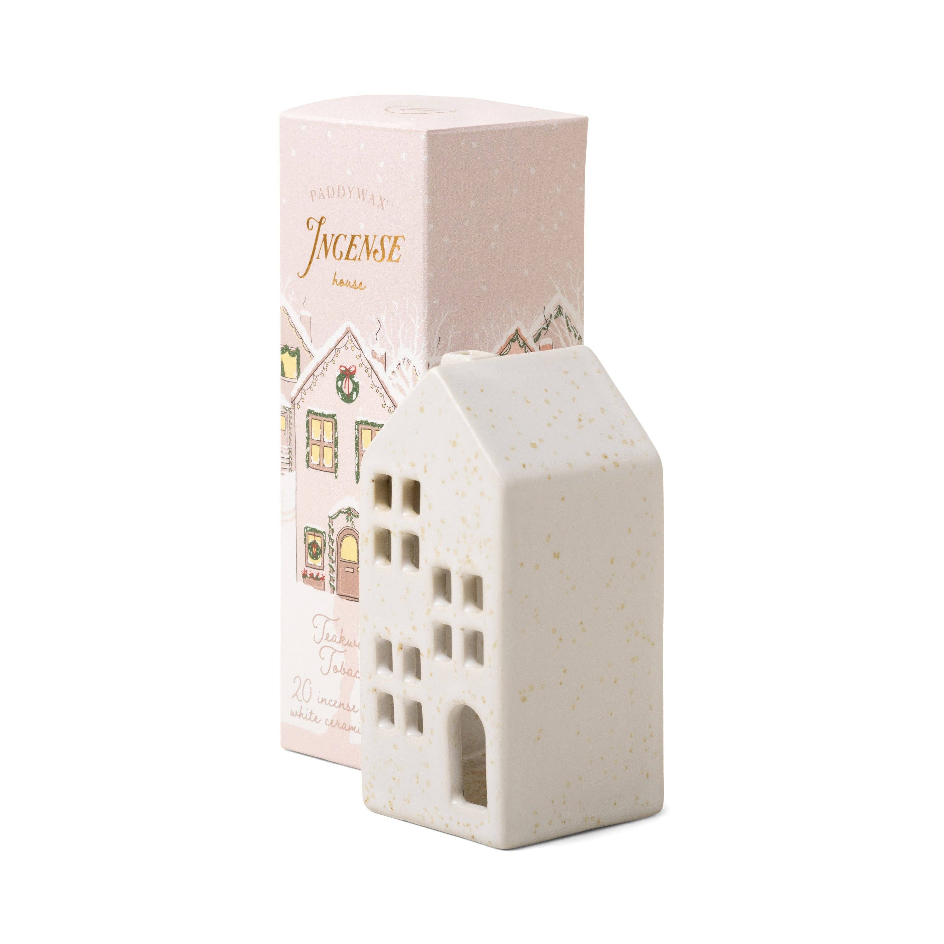 Paddywax Incense House - Teakwood & Tobacco