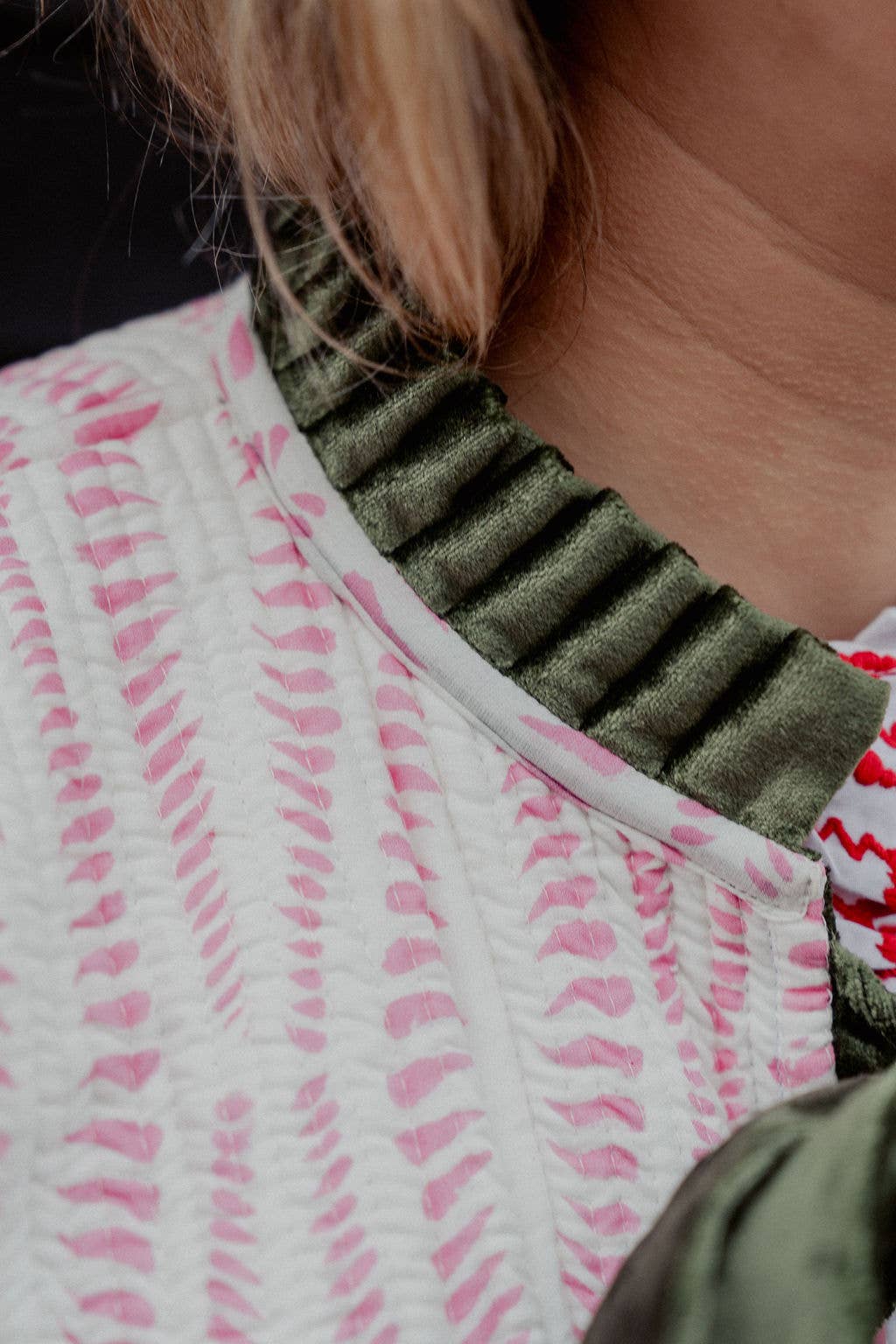 Twizzell Reversible Jacket - Red with Pink Reverse