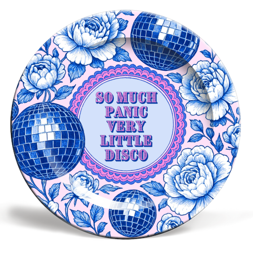 Plates 'So much panic!' by Lilly Rose: 10 Inch