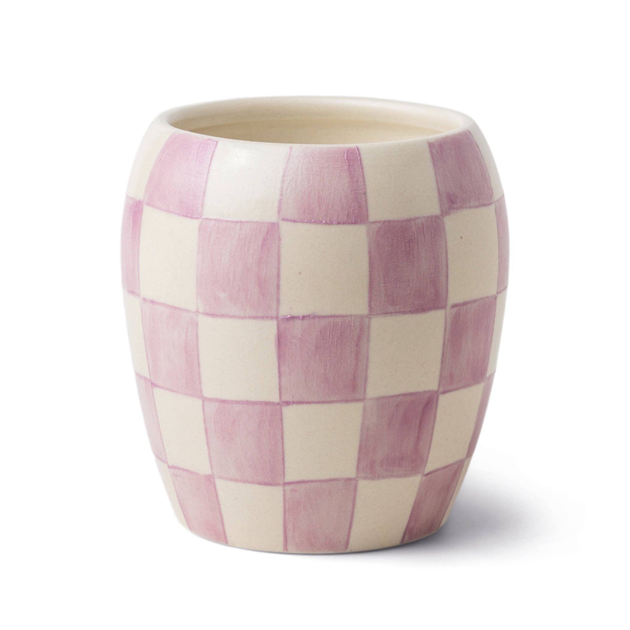 Paddywax Checkmate Porcelain Candle - Lilac - LavenderMimosa